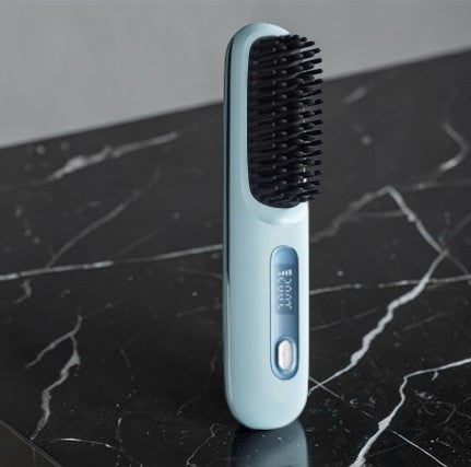Self-Heating Hair Straightener Brush
